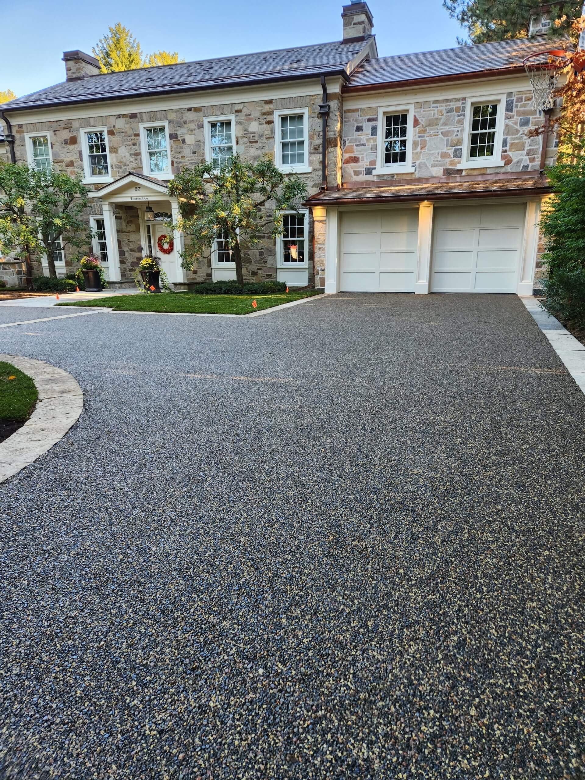 Permeable Driveway Toronto with Glycol Heating project by dreampave.ca